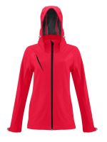 LADIES' DETACHABLE Kapucnis felső SOFTSHELL JACKET Red